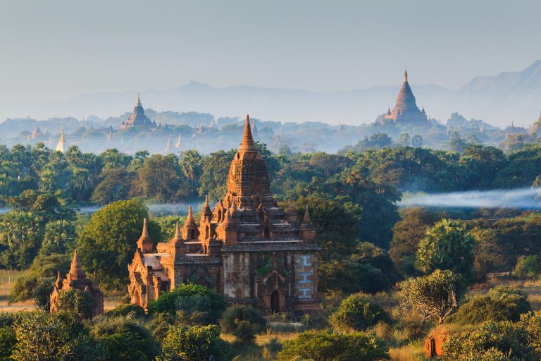 The temples of Bagan in Myanmar.