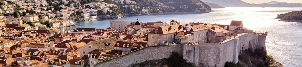 A birds eye view of the city of Croatia.