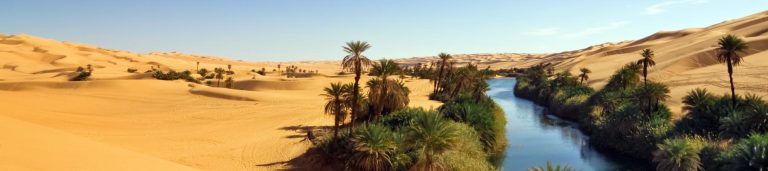 Picture of a river in Libya.