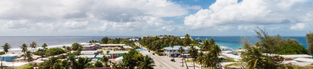 A view of the ocean strip in Marshal Islands.